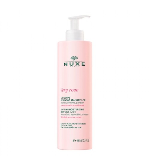 Nuxe Very Rose Soothing Moisturizing Body Milk 400ml Nuxe Very Rose Soothing Moisturizing Body Milk 400ml