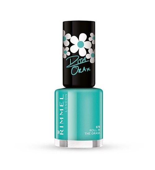 Rimmel London 60 Seconds Nail Polish By Rita Ora Cosmetic 8ml Shade: 878 Roll In The Grass