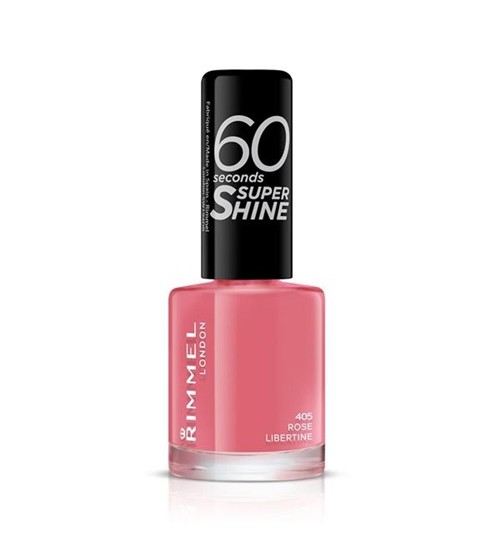 Rimmel London 60 Seconds Super Shine Nail Polish  8ml Shade: 405 Rose Libertine