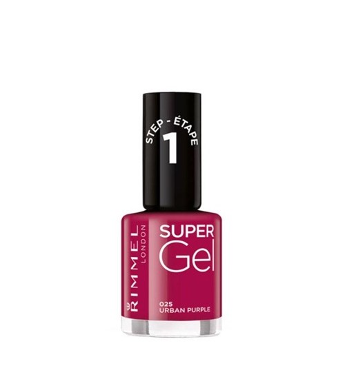 Rimmel London Super Gel 12ml Shade: 025 Urban Purple