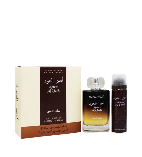Lattafa Ameer Al Oudh EDP 100ml Dāvanu komplekts