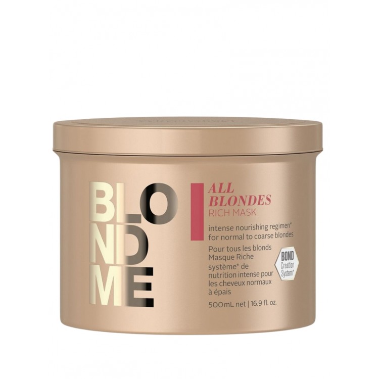 BLONDME All Blondes Intensīvi Barojoša Maska 500ml BLONDME All Blondes Intensīvi Barojoša Maska 500ml