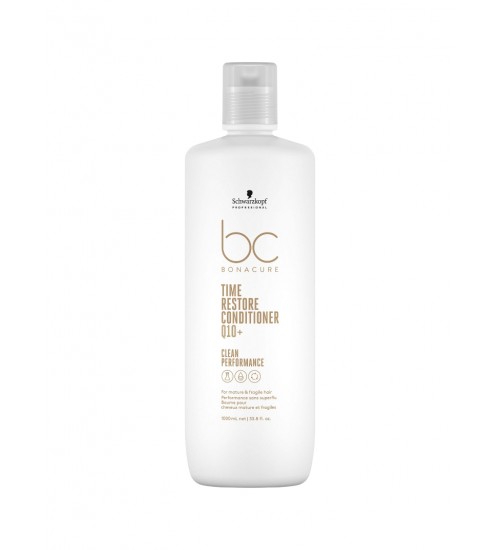 Schwarzkopf Professional BC Bonacure Time Restore Q10 kondicionieris trausliem un smalkiem matiem 1000ml