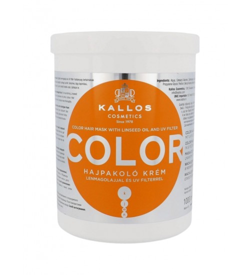 Kallos Cosmetics Color Matu Maska krāsotiem matiem 1000ml Kallos Cosmetics Color Matu Maska krāsotiem matiem 1000ml