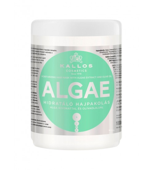 Kallos Cosmetics Algae Matu Maska Sausiem Matiem 1000ml