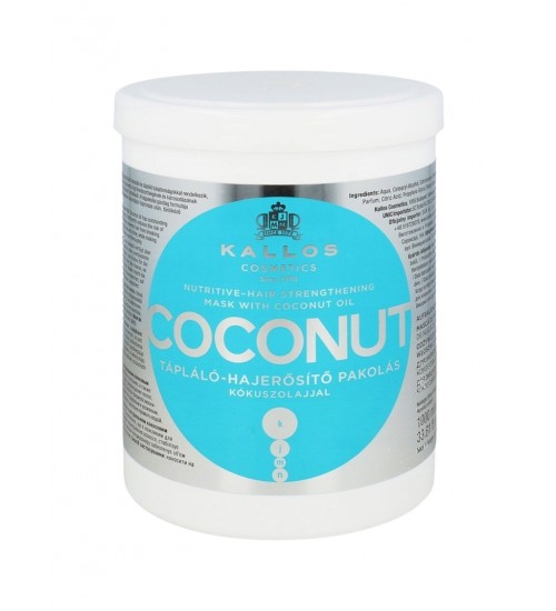 Kallos Cosmetics Coconut matu maska sausiem matiem 1000ml