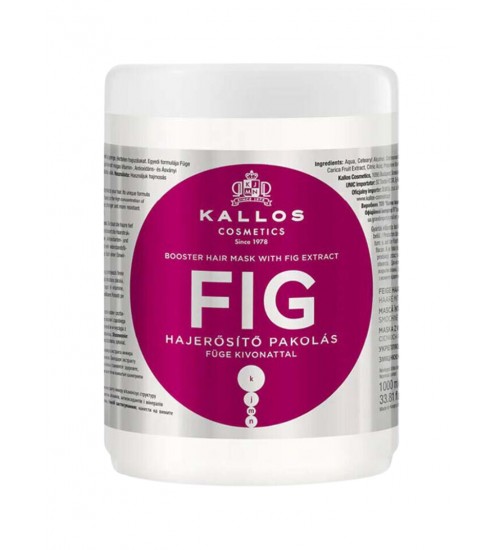 Kallos Cosmetics Fig Matu maska sausiem matiem 1000ml Kallos Cosmetics Fig Matu maska sausiem matiem 1000ml