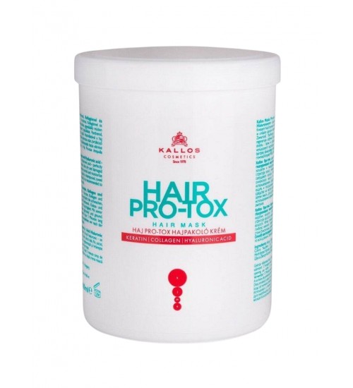 Kallos Cosmetics Hair Pro-Tox Matu Maska Bojātiem Matiem 1000ml