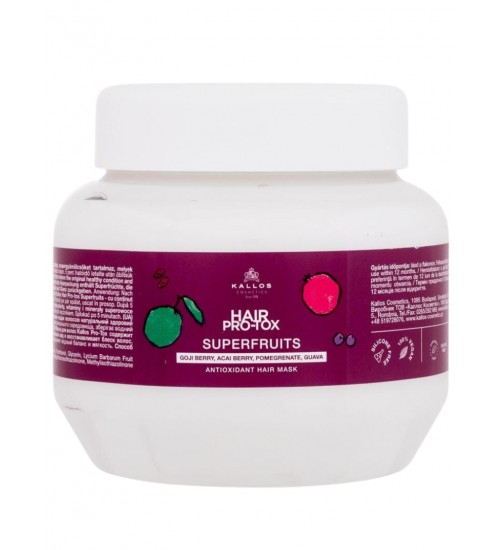 Kallos Cosmetics Hair Pro-Tox Superfruits Matu maska ar antioksidantiem 275ml