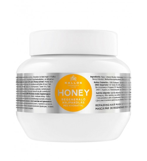 Kallos Cosmetics Honey Matu maska sausiem matiem 275ml