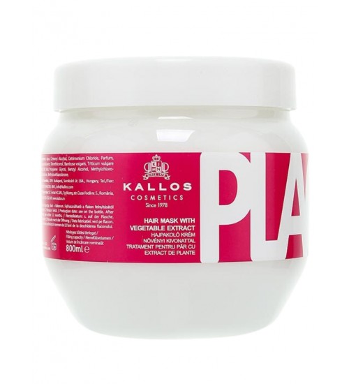 Kallos Cosmetics Placenta Matu maska sausiem un bojātiem matiem 800ml