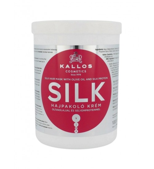 Kallos Cosmetics Silk Matu Maska Bojātiem Matiem 1000ml