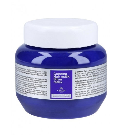 Kallos Cosmetics Silver Reflex Matu maska gaišiem matiem 275ml
