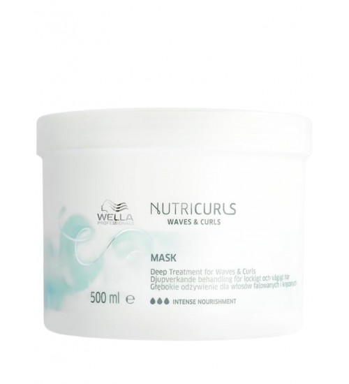 Wella Professionals NutriCurls Intensīvi barojoša matu maska cirtainiem matiem 500 ml
