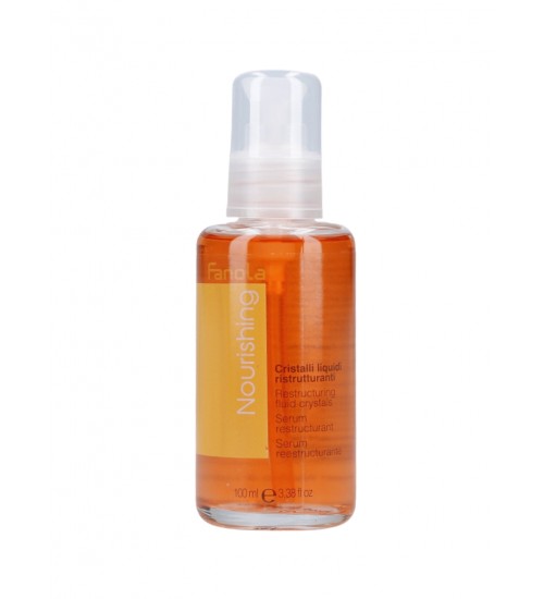 Fanola Nourishing Fluid Barojošs matu serums ar kristāliem 100ml Fanola Nourishing Fluid Barojošs matu serums ar kristāliem 100ml