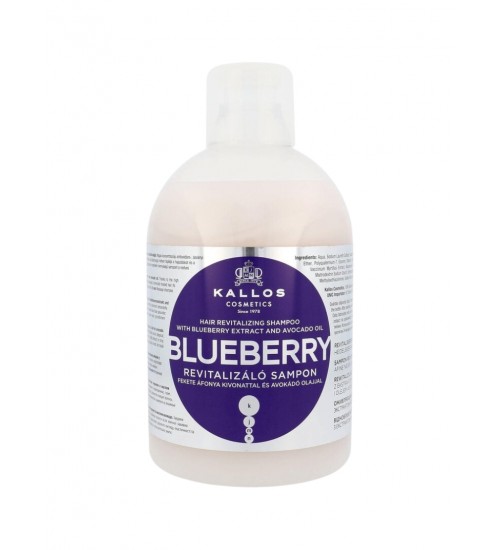 Kallos Cosmetics Blueberry Šampūns sausiem matiem 1000ml
