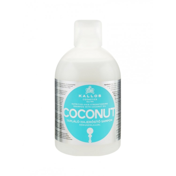 Kallos Cosmetics Coconut Barojošs šampūns 1000ml Kallos Cosmetics Coconut Barojošs šampūns 1000ml