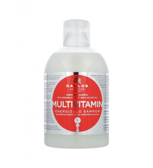 Kallos Cosmetics Multivitamīnu Šampūns sausiem matiem 1000ml