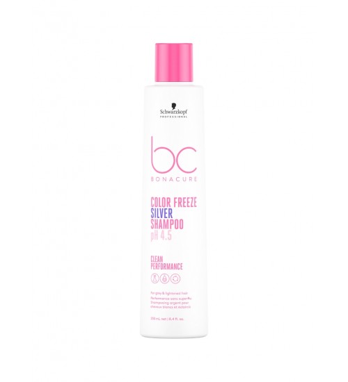 Schwarzkopf Professional BC Bonacure Color Freeze Sudraba šampūns gaišiem un krāsotiem matiem 250ml