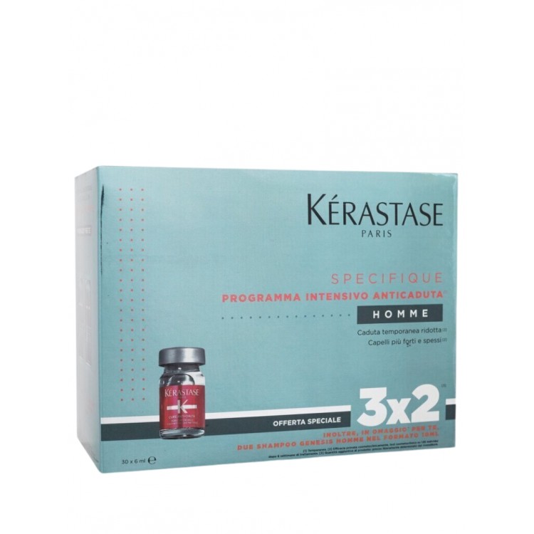 Kérastase Spécifique Cure Anti-Chute Intensive Homme Ampulas pret matu izkrišanu 30 x 6 ml