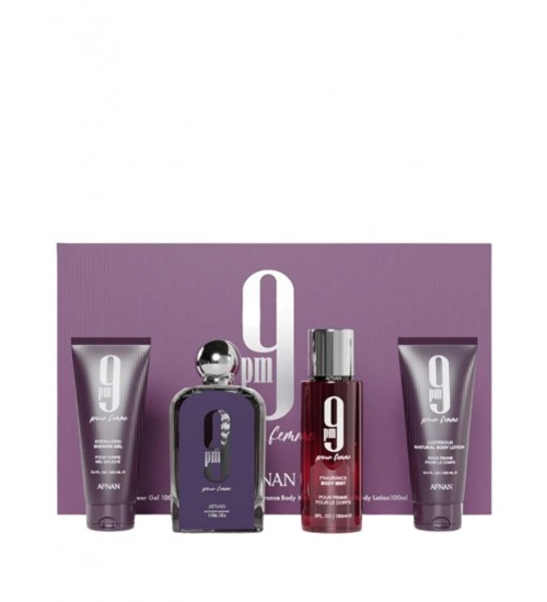 Afnan 9pm Pour Femme EDP 100ml Dāvanu komplekts