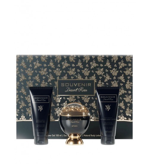 Afnan Souvenir Desert Rose EDP 100ml Dāvanu komplekts