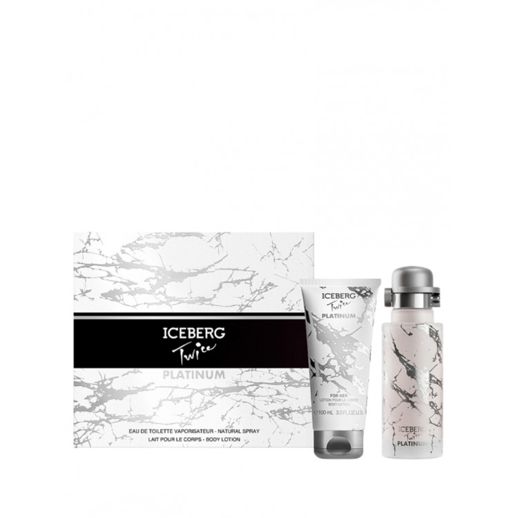 Iceberg Twice Platinum EDT 125ml Dāvanu komplekts Iceberg Twice Platinum EDT 125ml Dāvanu komplekts