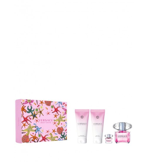 Versace Bright Crystal EDT 90ml Dāvanu komplekts Versace Bright Crystal EDT 90ml Dāvanu komplekts