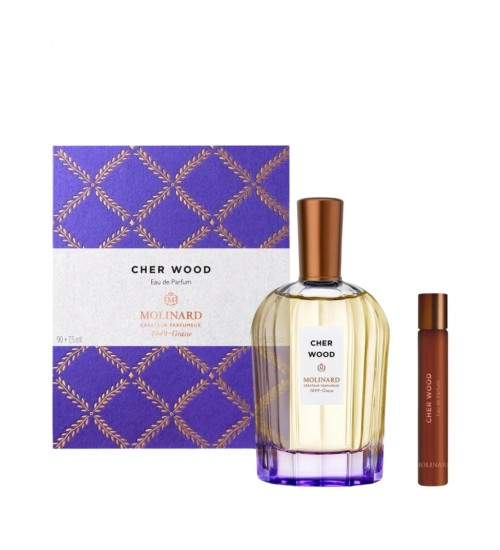 Molinard La Collection Privée Cher Wood EDP 90 ml Dāvanu komplekts