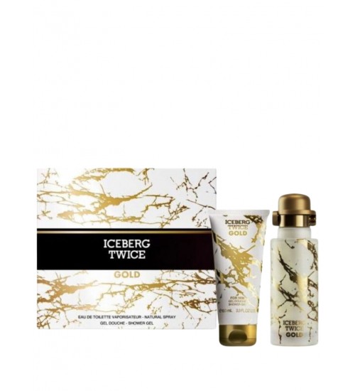 Iceberg Twice Gold EDT 125ml Dāvanu komplekts Iceberg Twice Gold EDT 125ml Dāvanu komplekts