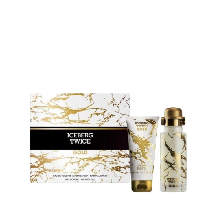 Iceberg Twice Gold EDT 125ml Dāvanu komplekts Iceberg Twice Gold EDT 125ml Dāvanu komplekts