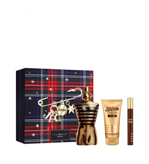 Jean Paul Gaultier Le Male Elixir Perfume 125ml Dāvanu komplekts