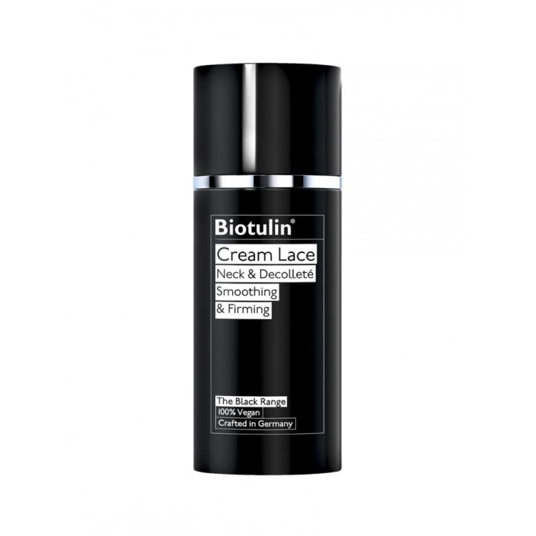 Biotulin The Black Range Cream Lace Pretgrumbu krēms kaklam un dekoltē 100ml Biotulin The Black Range Cream Lace Pretgrumbu krēms kaklam un dekoltē 100ml