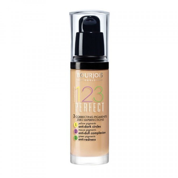 BOURJOIS Paris 123 Perfect Foundation 16 Hour 30ml Shade: 52 Vanilla BOURJOIS Paris 123 Perfect Foundation 16 Hour 30ml Shade: 52 Vanilla