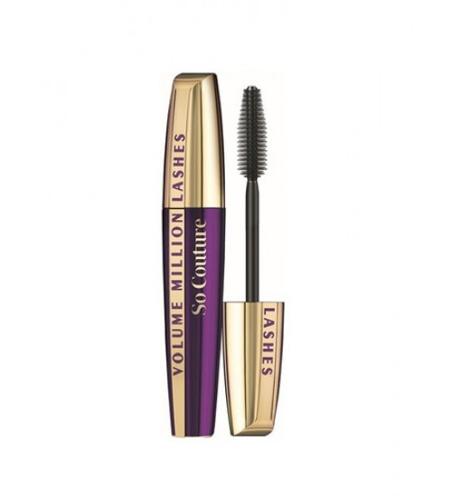 L'Oreal Paris Mascara Volume Million Lashes So Couture Cosmetic 9,5ml Shade: Black