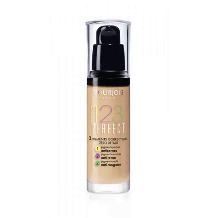 BOURJOIS Paris 123 Perfect Foundation 16 Hour 30ml Shade: 51 Light Vanilla