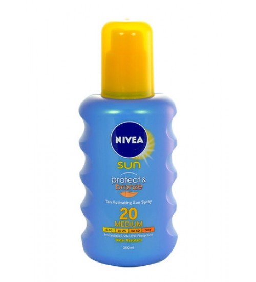 Nivea Sun Protect & Bronze Spray SPF20 200ml
