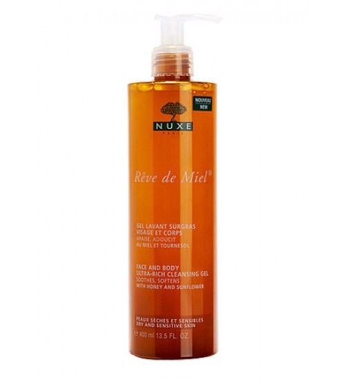 Nuxe Reve de Miel Face Cleansing Gel Cosmetic 200ml