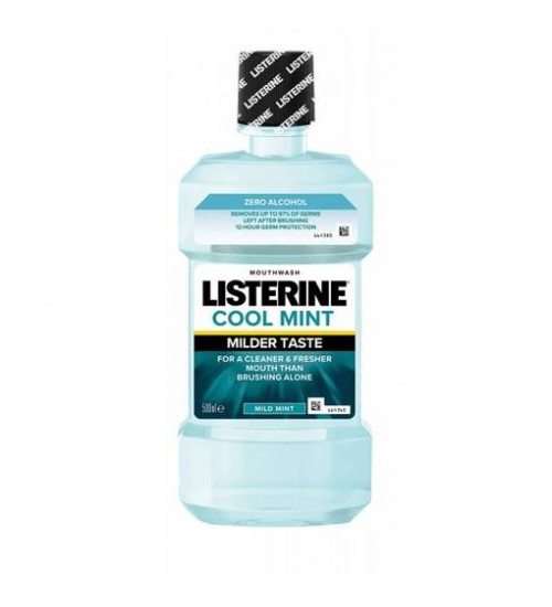 Listerine Mouthwash Cool Mint Mild Mint Mouthwash 500ml