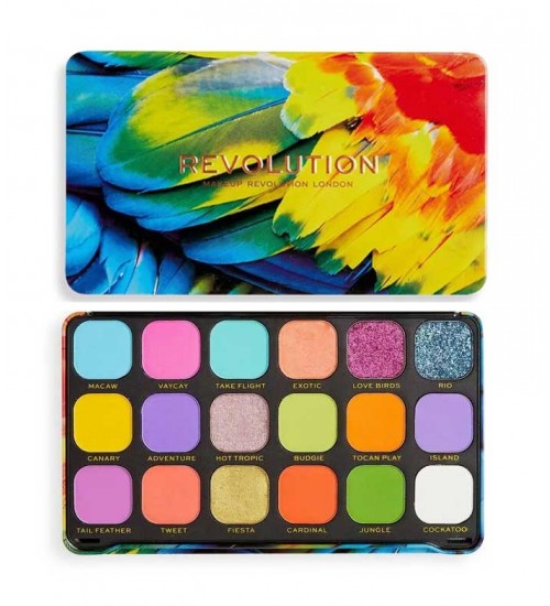 Makeup Revolution London Forever Flawless Shade Birds of Paradise Eye Shadow 19,8g