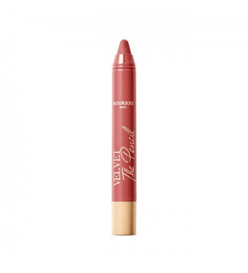 BOURJOIS Paris Velvet The Pencil Lipstick 04 Less Is Brown 3g