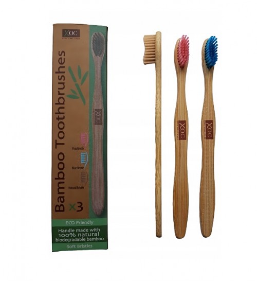 Xpel Bamboo Toothbrush 3pc