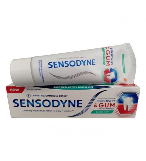 Sensodyne Sensitivity & Gum Caring Mint Toothpaste 75ml