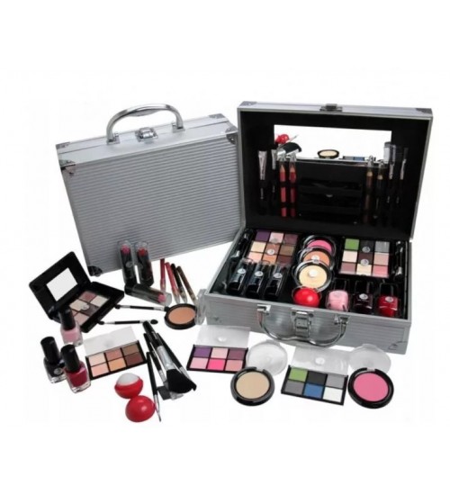 2K All About Beauty Train Case Black Makeup Palette 60,2g
