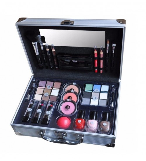 2K All About Beauty Train Case Makeup Palette 60,2g