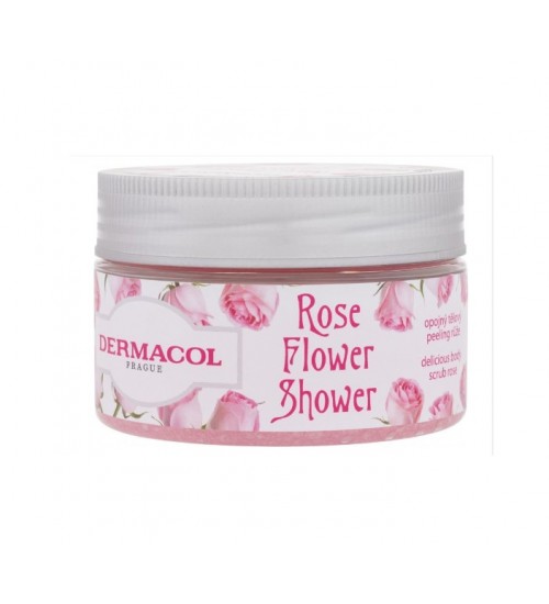 Dermacol Rose Flower Shower Body Scrub 200g