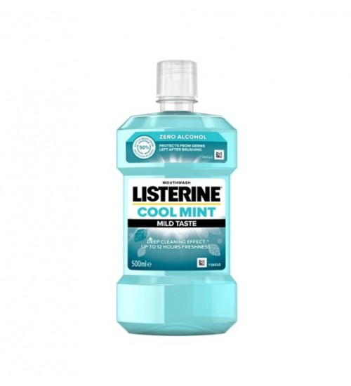 Listerine Cool Mint Mild Taste Mouthwash 500ml